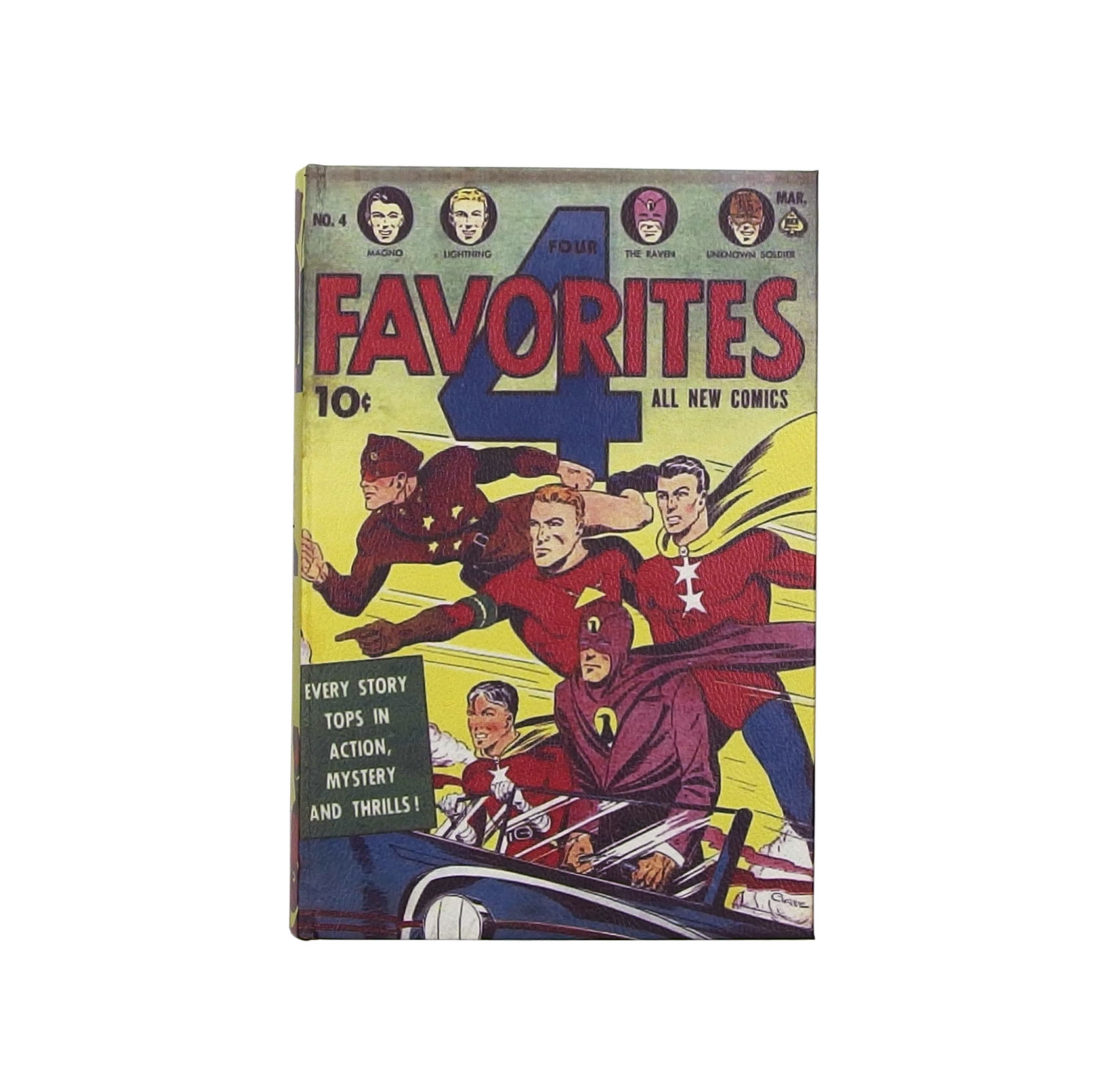 アメリカンコミック ブックボックス FAVORITES FOUR　アメコミ/収納/洋画※2024.5入荷