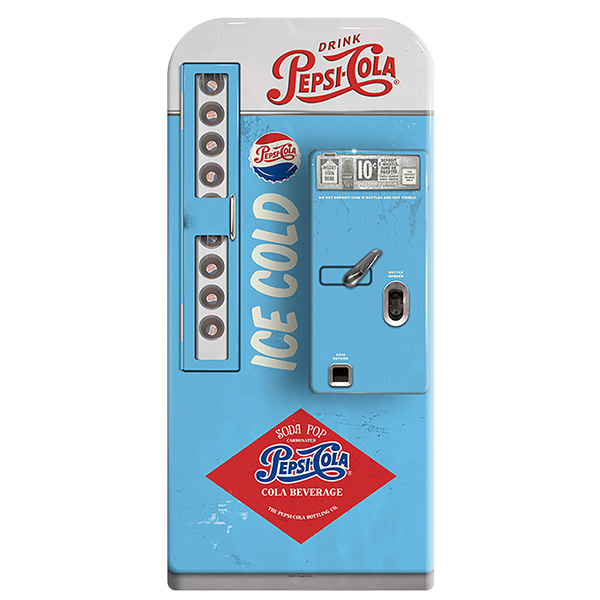 ダイカットエンボスメタルサイン PEPSI - COLA VENDING MACHINE