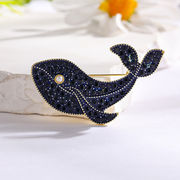 鯨アクセサリー   ブローチピン アクセサリー 上品 設計感 プレゼント ブローチ コサージュ