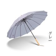 傘 レディース メンズ 長柄 16本骨 ジャンプ傘 日傘 雨傘 晴雨兼用 ビッグサイズ UVカット