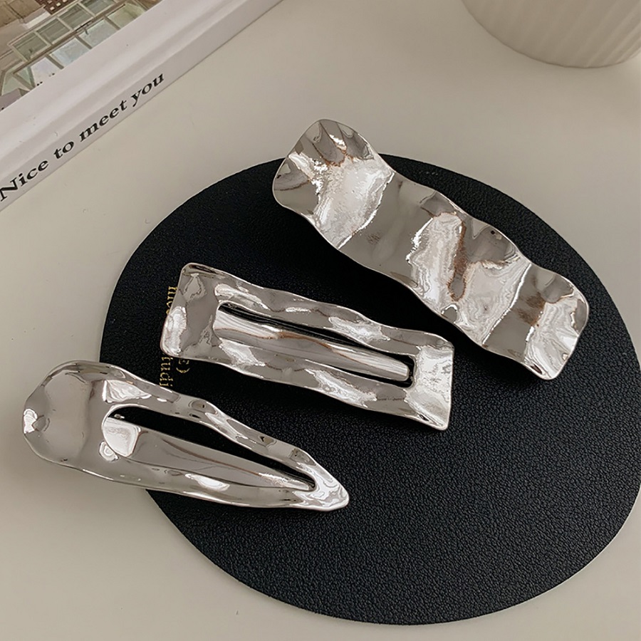 メタルヘアークリップ ヘアークリップ   ◆メール便対応可◆