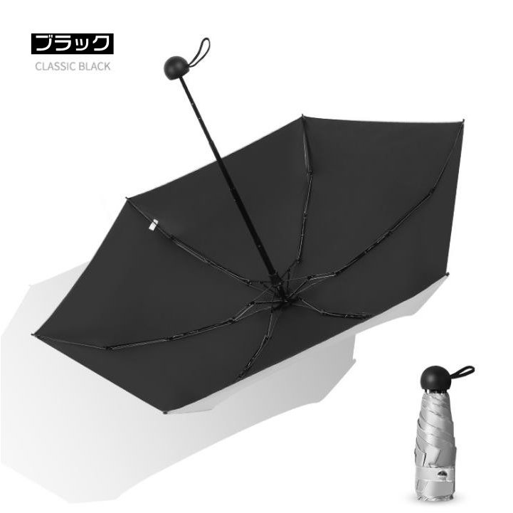 折りたたみ傘 傘 ミニ 遮光 5段折りたたみ式 遮熱 耐風 晴雨傘 軽量 晴雨兼用 レディース