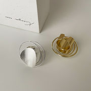 メタル指輪　リング　デザイン　アクセサリー　レディース　韓国ファッション