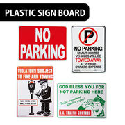 【違法駐車防止】AMERICAN プラスティックサインボード【駐車禁止！！他】