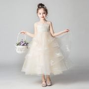 子供ドレス ロングドレス 発表会 女の子 ジュニア ピアノ ドレス ジュニア ワンピース 子どもドレス