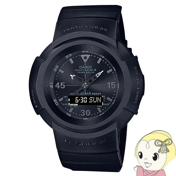 カシオ 腕時計 G-SHOCK AW-520シリーズ ソーラー アナログ・デジタル AWG-M520BB-1AJF