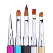 5本セット ネイルブラシ ネイルアート筆 ジェルネイルペン 画筆 UV用 ネイルツール