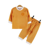 新しいスタイル、子供用サーマル下着セット、熱放散ボトミング服