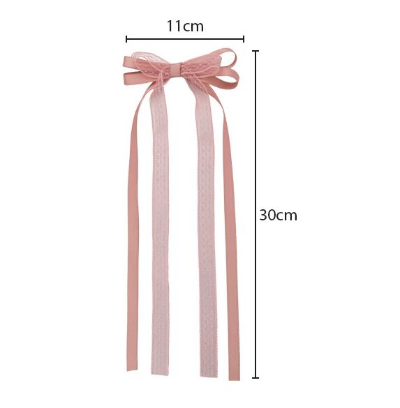 Amazon | 蝶結び ヘアクリップ リボンかぶとヘアクリップヘア