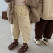 2122冬の新しいスタイル、男の子と女の子、厚いコーデュロイのズボン
