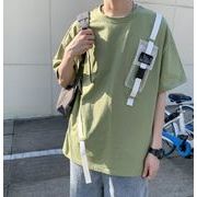 2022春夏新作 メンズ 男 カジュアル トップス 半袖 丸首 Tシャツ インナー 2色 M-2XL