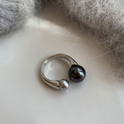 指輪　リング　パール　デザイン　アクセサリー　レディース　韓国ファッション