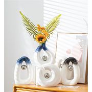 信じられない驚きの大特価 セラミック花瓶 花瓶 装飾置物 リビング置物 ドライフラワー ギャザリング