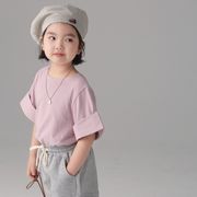子供服　90~150cm　キッズTシャツ　男女兼用　親子ペア　韓国キッズ服