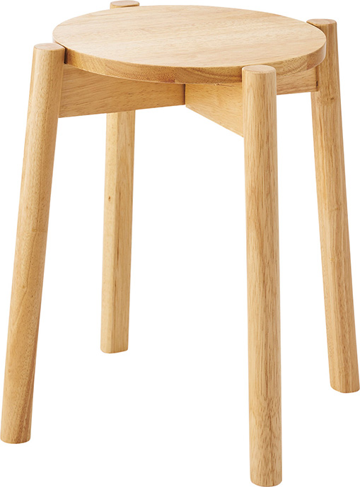 スツール/　椅子 イス 木製 スタッキング可 積み重ね 天然木 ル おしゃれ