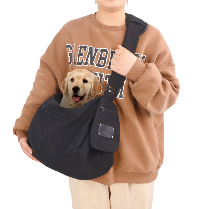ペットはメッセンジャーバッグ、猫の小型犬、安全ロープで調節可能なビーム口が犬のバッグを奪う
