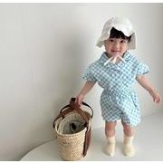 韓国風幼児服可愛い水玉半袖ショーツ2点セット