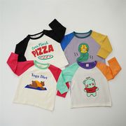 2024春新作子供用Tシャツ、漫画柄の韓国子供服