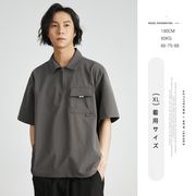 P17587 メンズ トッブス 2024春夏新作半袖 カジュアル 韓国風 短袖ワイシャツ
