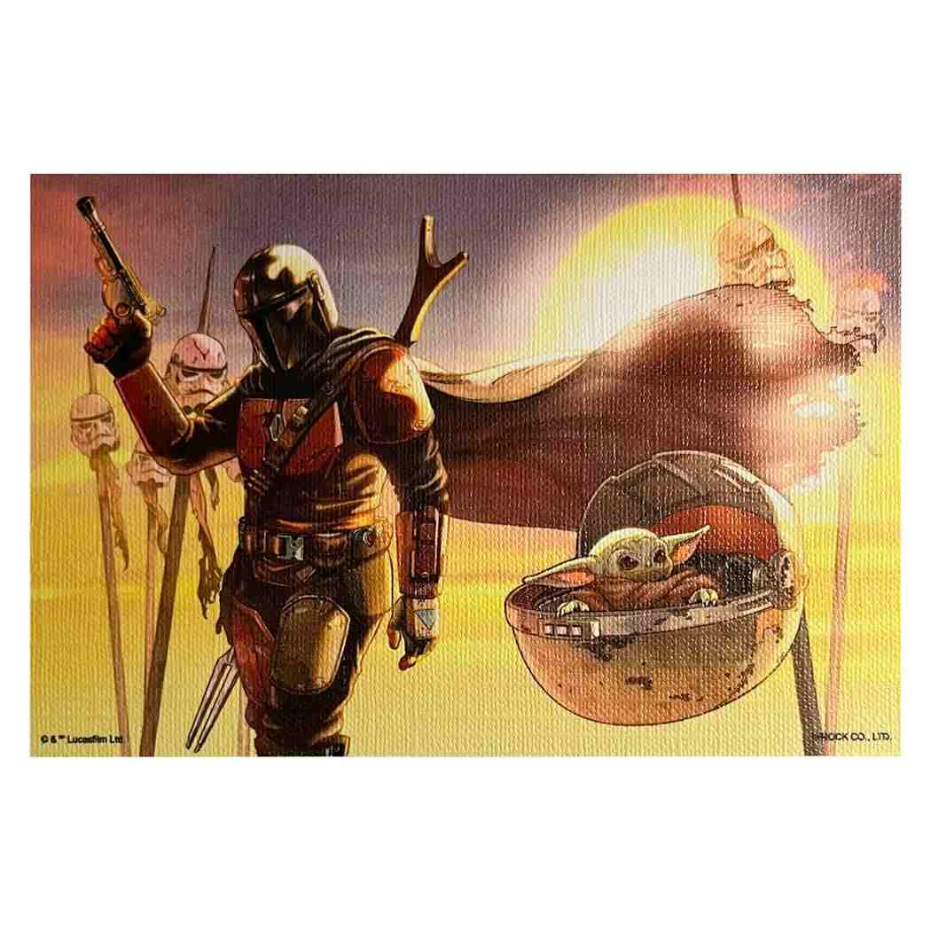 LEDポスターフレーム発光マンダロリアンポスター付き