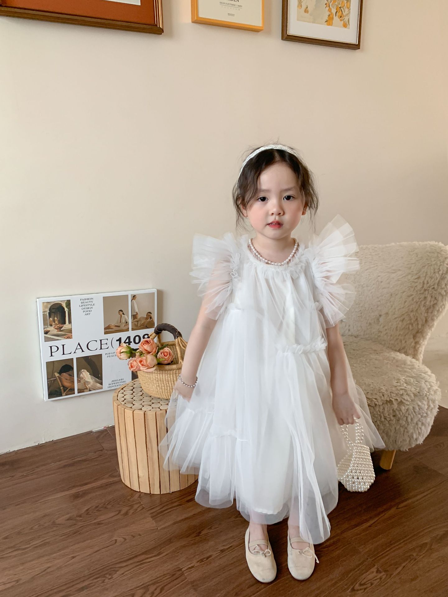 2024新作 韓国風  ベビー服  子供服  女の子 ワンピース  80-140cm