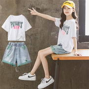 韓国子供服セットアップtシャツ