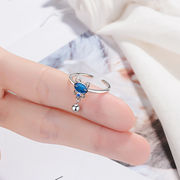 猫の指輪女性のシンプルな韓国語バージョン人差し指のリングテールリングの個性シンプルな薄いリング