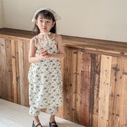 子供服　80~130cm　キッズワンピース　キャミソーワンピース　韓国キッズ服