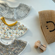 ins風　ベビースタイ　花柄　子供雑貨　よだれかけ　ベビー　森ガール　ビブ　ドット　可愛い　おしゃれ