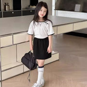 子供服　90~150cm　キッズTシャツ＋ミニスカート　スポーツウェア　韓国キッズ服
