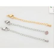 基礎金具【サージカルステンレスアジャスター】カニカン付きネックレス留め具