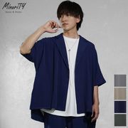 【ジャケット】ビッグシルエット ドルマンスリーブ 5分袖 テーラドジャケット／MinoriTY