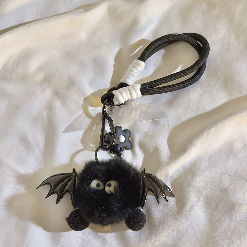 ファーぬいぐるみスマホストラップ シンプル延長ショルダー 韓国スマホ