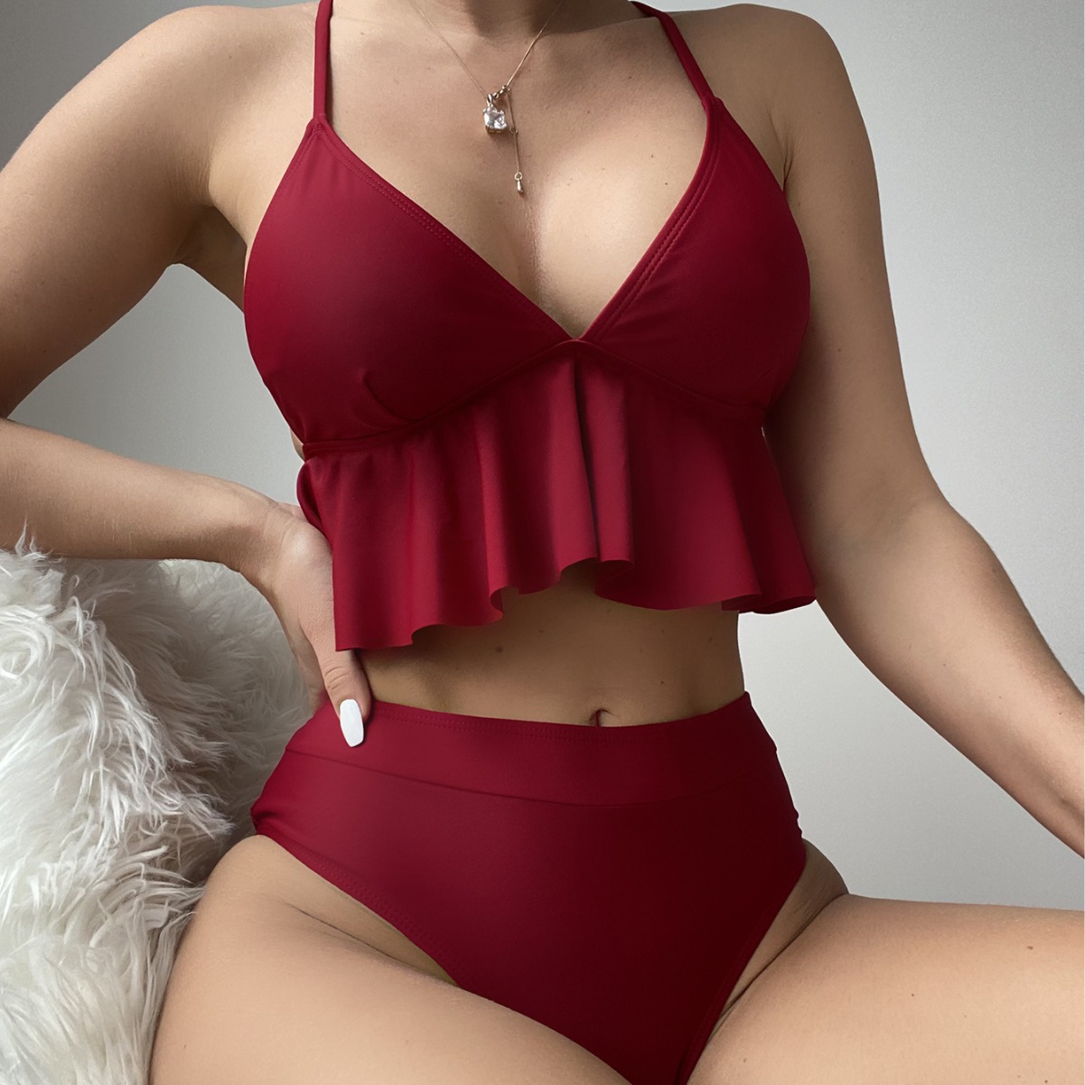 ANNEBRA｜Happiness ストリングデザインレースビキニ | Rakuten