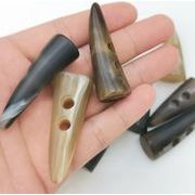 DIY素材★牛角ボタン♪装飾★ボタン♪手芸diy♪補助材料