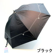 【晴雨兼用】【長傘】UVカット率99.9％以上！ショートタイプシャイニー柄手開き晴雨兼用傘