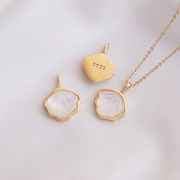 ハンドメイド 手芸 天然 貝 シェルチャーム 夏 海 アクセサリーパーツ ネックレス ペンダント デコパーツ