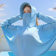 冷感 パーカー レディース 全4カラー 夏用パーカー 薄手パーカー つば付きパーカー フード付き