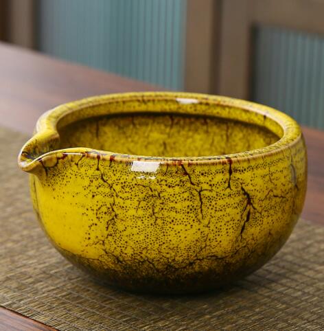 風景画装飾の陶器茶筅 約15cm（お取扱商品 】 - 趣味の和雑貨