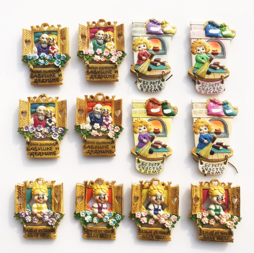 ロシア お土産 マグネット アメリカ 雑貨 冷蔵庫 磁石 インテリア 飾り