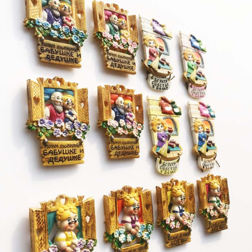 ロシア お土産 マグネット アメリカ 雑貨 冷蔵庫 磁石 インテリア 飾り
