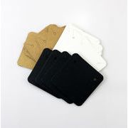 ピアス イヤリングディスプレイカード ネックレス カード ホルダー 台紙 紙タグ DIY イヤースタッド