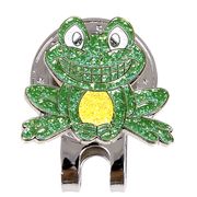 ゴルフ用品 磁気 カエル ゴルフハットクリップ ボールポジションマーカー