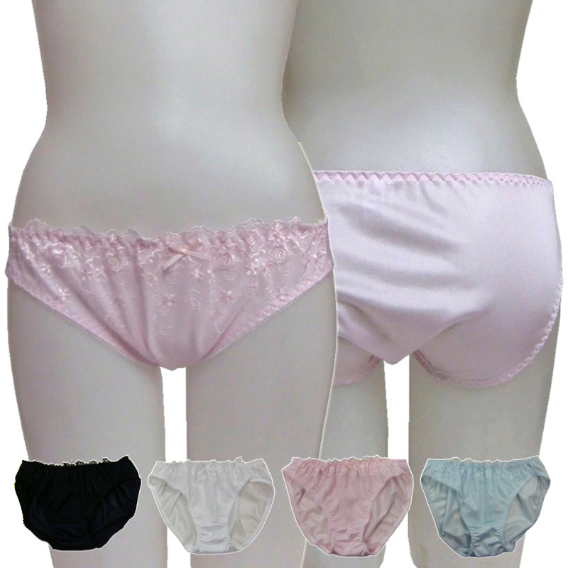 【即納】フロント薔薇チュールレースショーツ