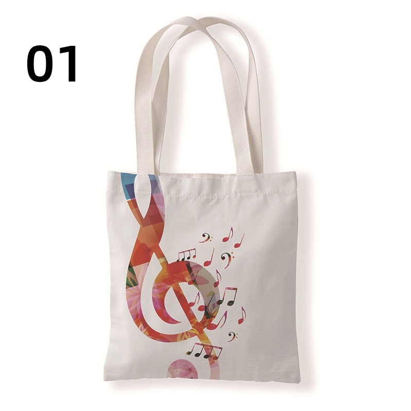 16色 蝶 ギター バイオリン ピアノ 楽器 音符柄 ショルダーバッグ 縦型