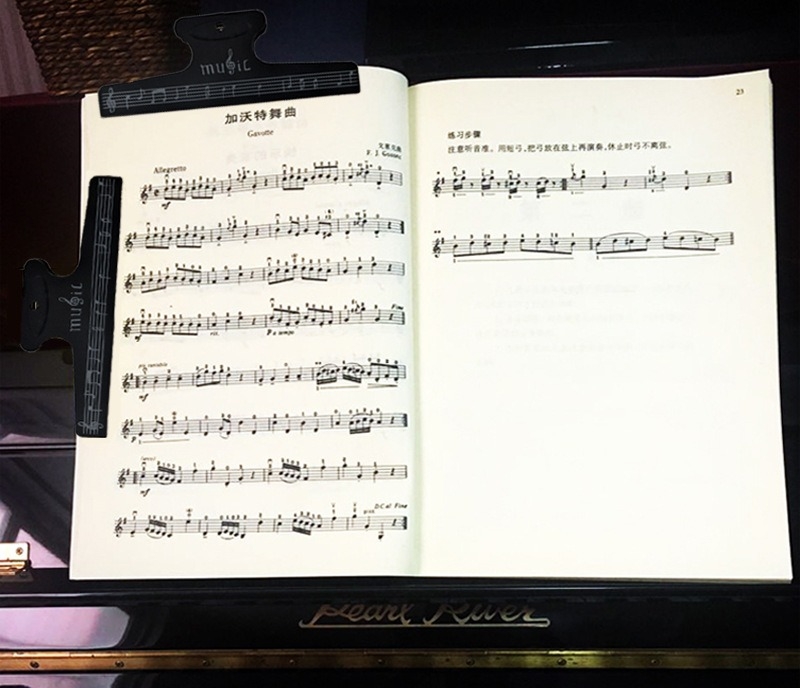 楽譜クリップ 音符クリップ ピアノ ギター ブック 楽譜 譜面