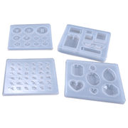 手芸DIY素材 アロマキャンドル レジン枠シリコンモールド エポキシ ペンダント アクセパーツ 幾何学ハート