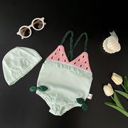 ★BaBy★　ベビー水着　66~100cm　西瓜柄水泳服　韓国ベビー服
