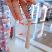アクリル野球  木製野球バット  野球キーホルダー   野球記念品  スポーツ  野球雑貨