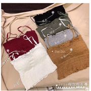 リブキャミソール★キャミソール★ブラジャー★